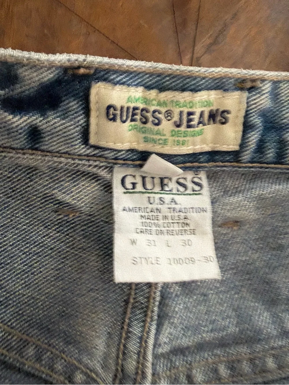 Guess Light Blue Relaxed Men's Jeans